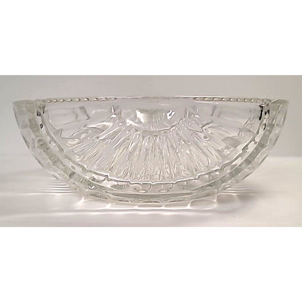 Vtg Fifth Avenue Crystal Christmas Ornament‎ Shaped Snowflake Serving Bowl/ Dish - Picture 5 of 8